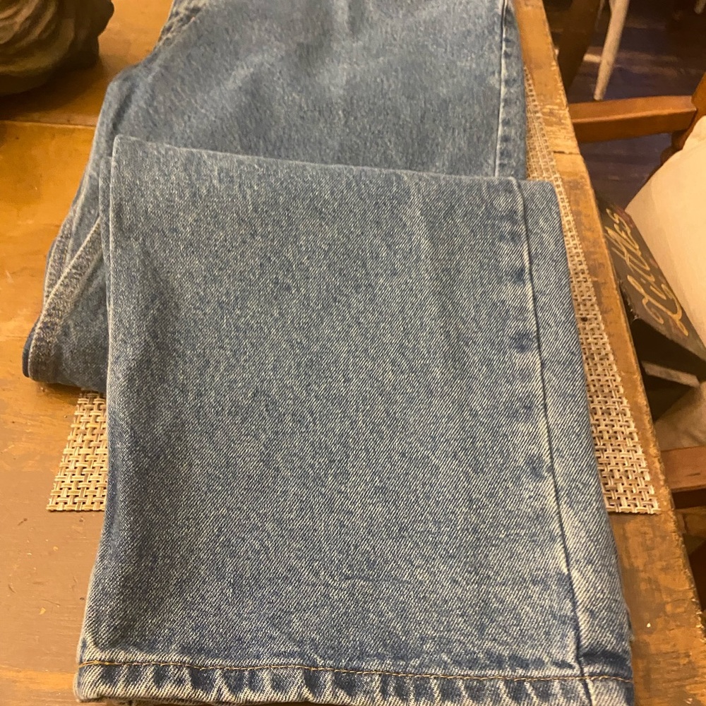 Carhartt Light Blue Denim with Tan Logo Patch - Picture 3 of 6